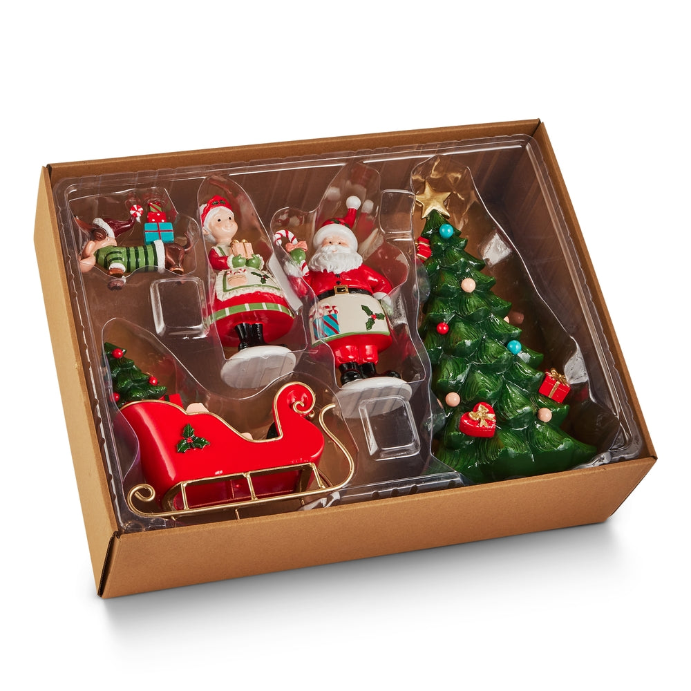 11" Santa's Scene Box Set