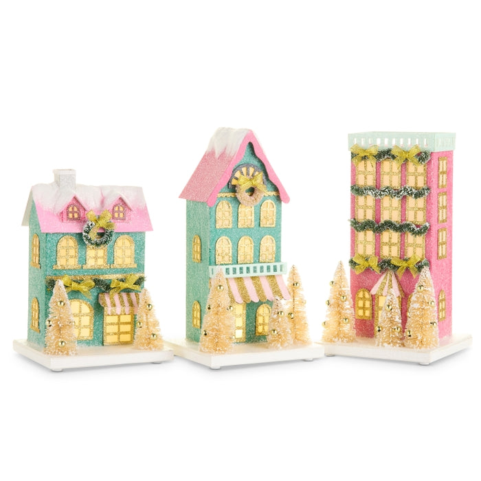 Multicolored Paper House 10.25 Inch