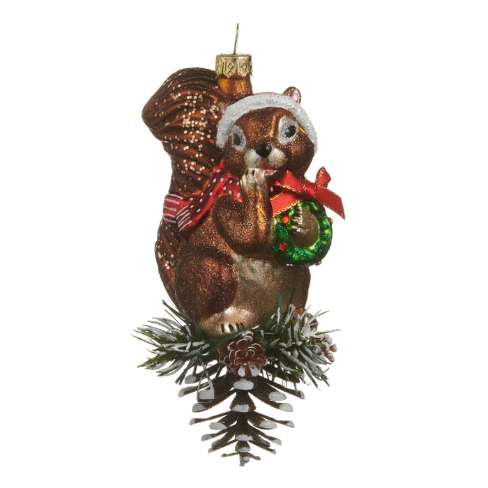 6" Squirrel Ornament