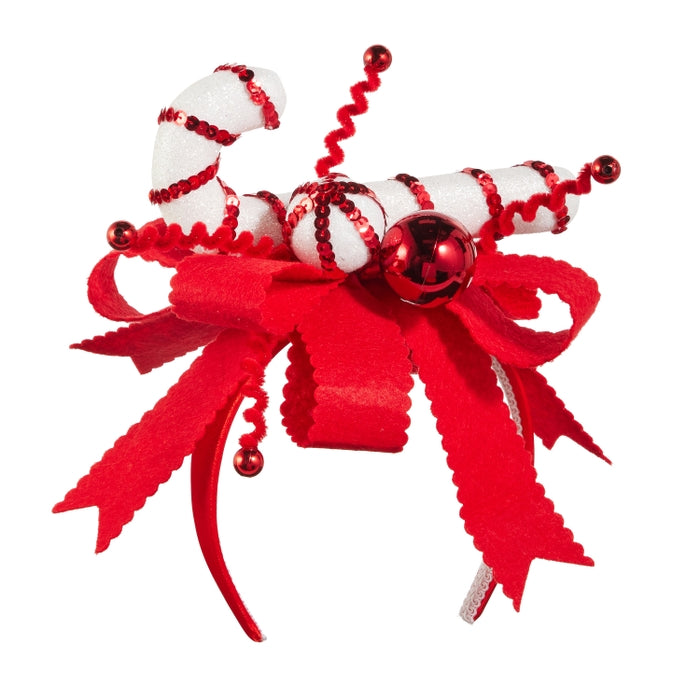 9" Candy Cane Headband