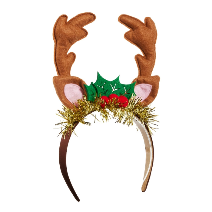 10" Reindeer Antler Headband