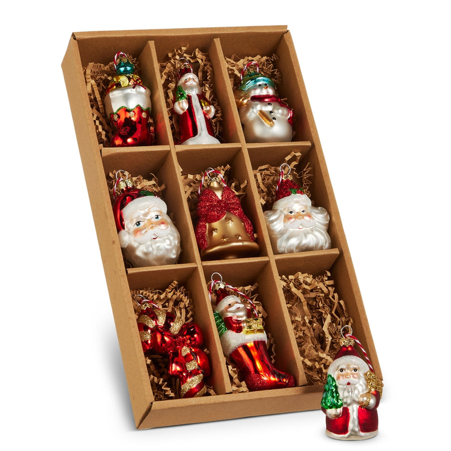 4" Box of Christmas Ornaments