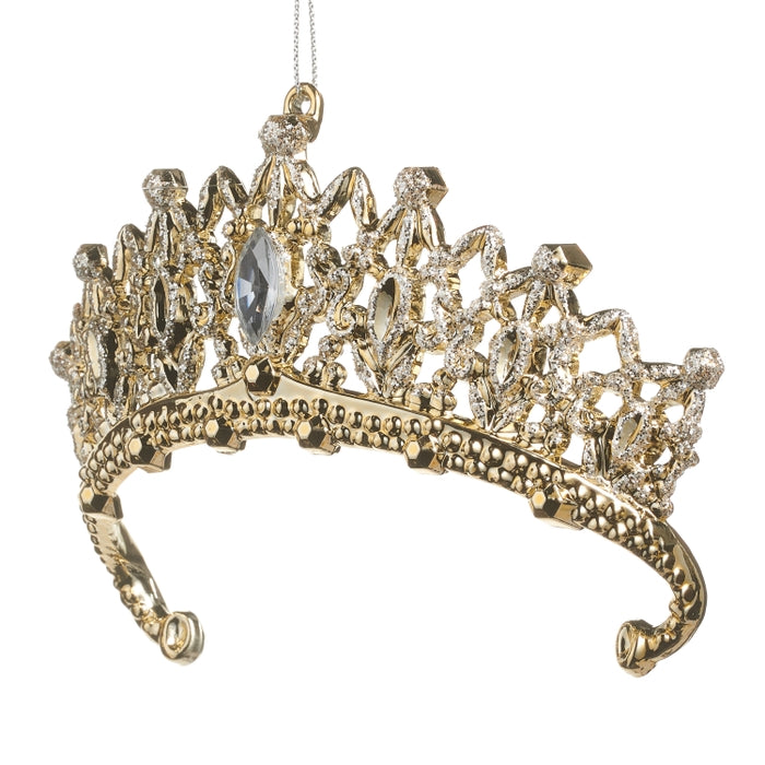 5.25" Gold Tiara Ornament