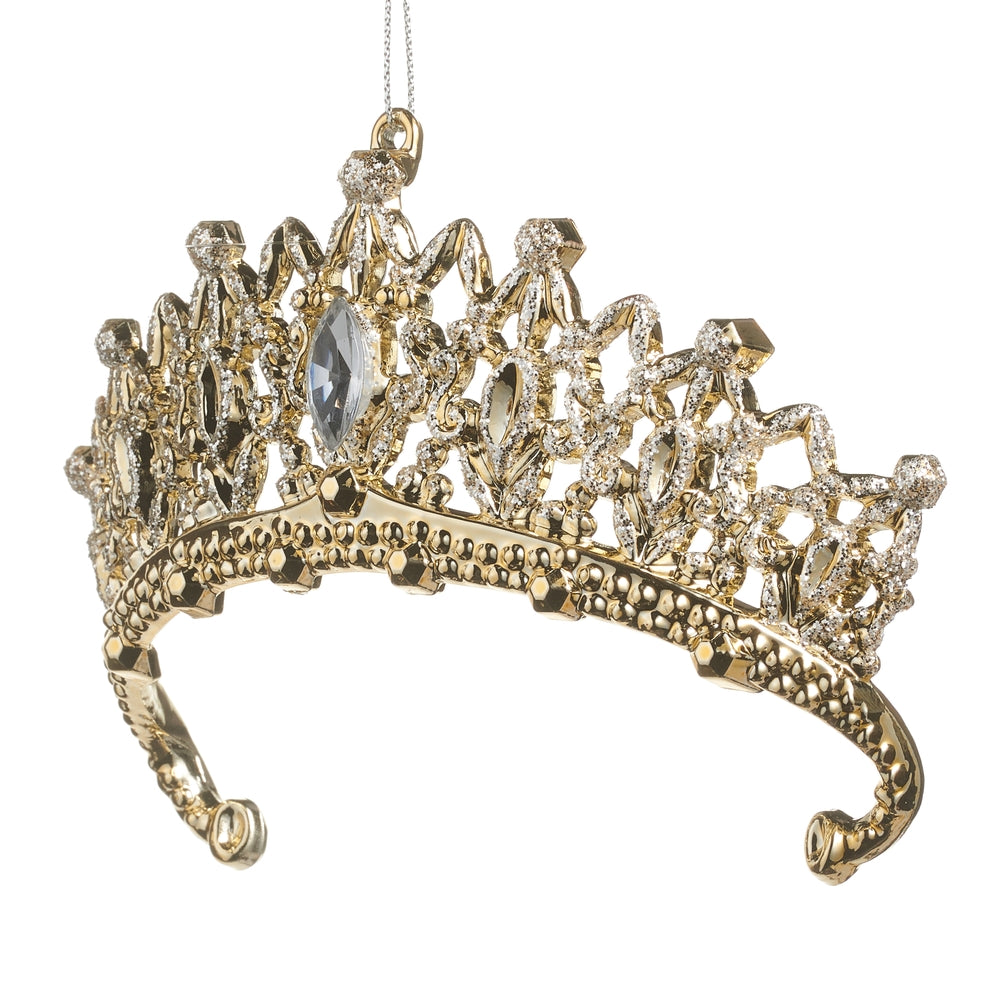 5.25" Gold Tiara Ornament