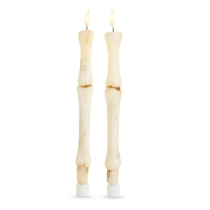 10" Bone Taper Candles