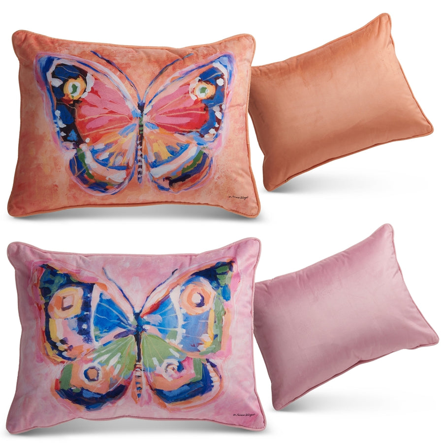 18" Springtime Flutter Pillow