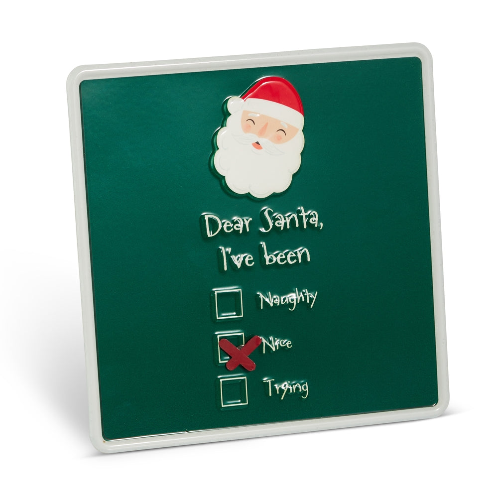 8" Dear Santa Sign