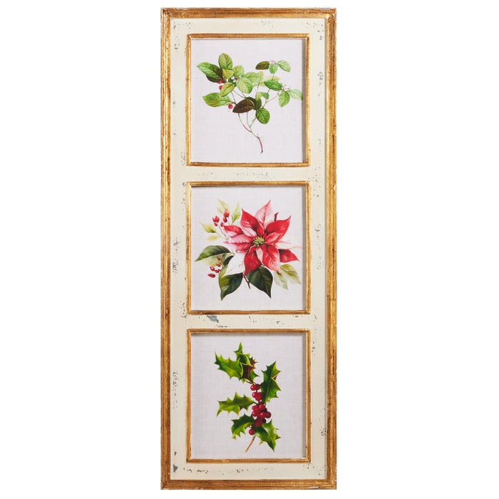 38" Pressed Floral Wall Art