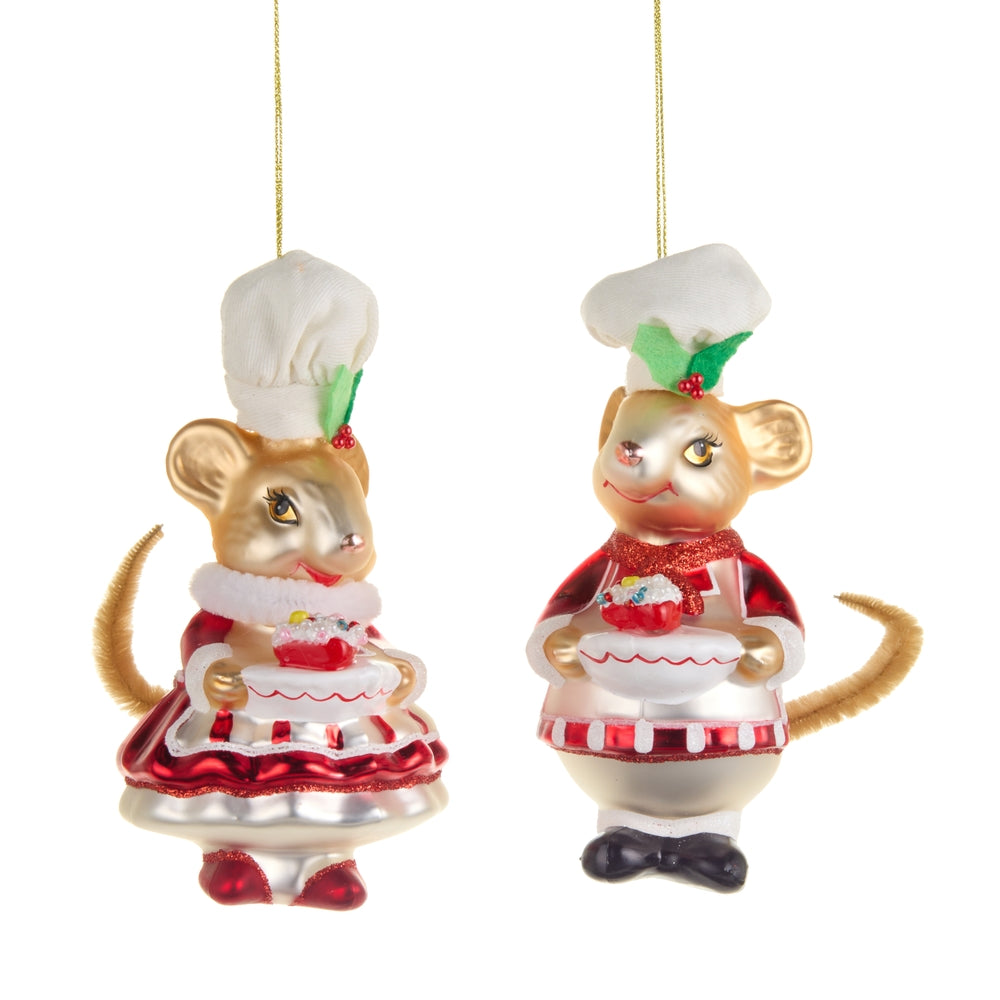 5.25" Baking Mouse Ornament