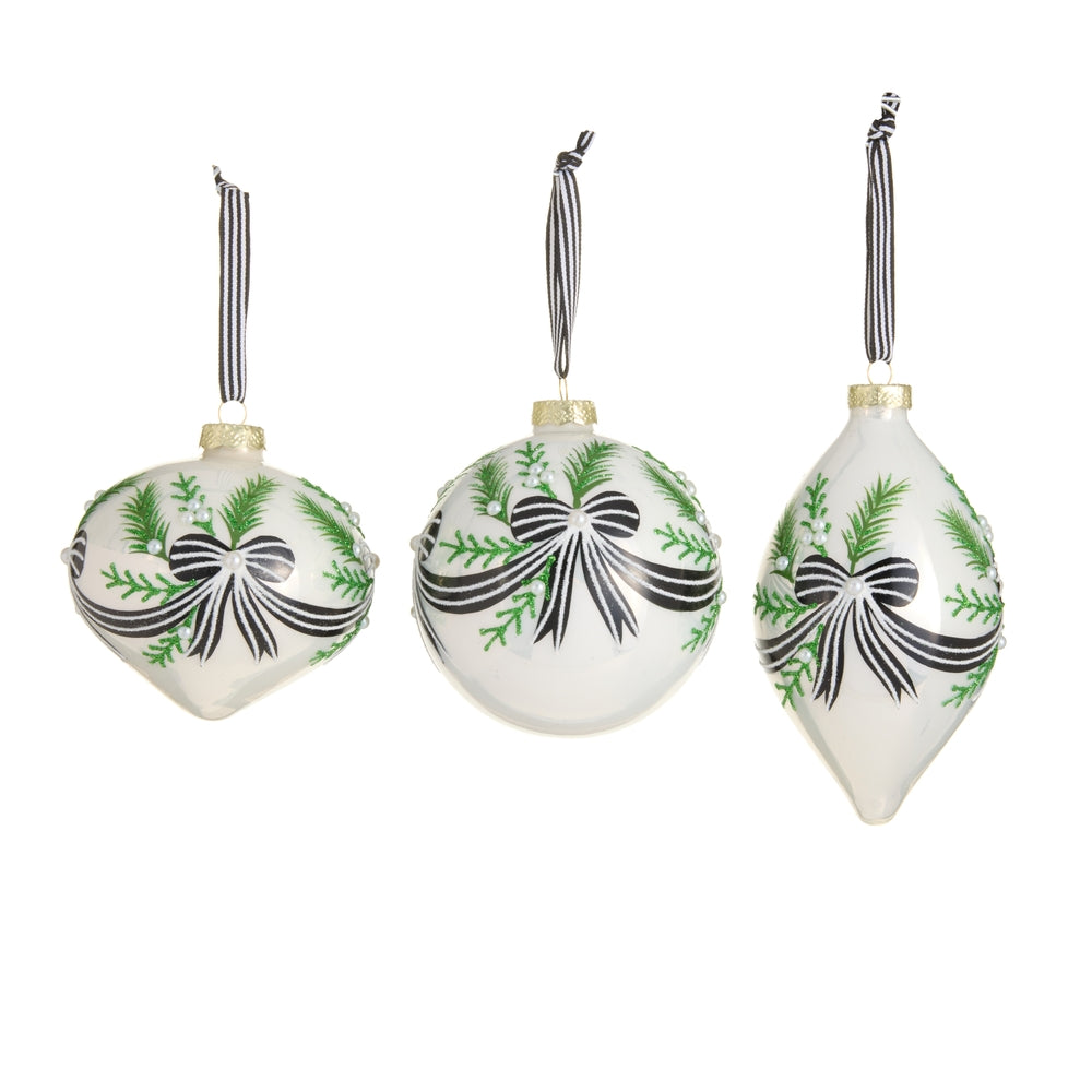 4" Bow Bunting Ornament