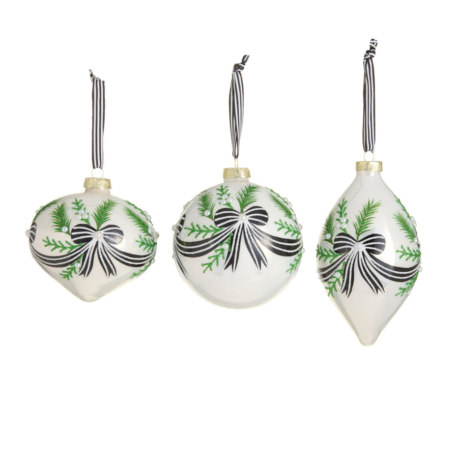 4" Bow Bunting Ornament