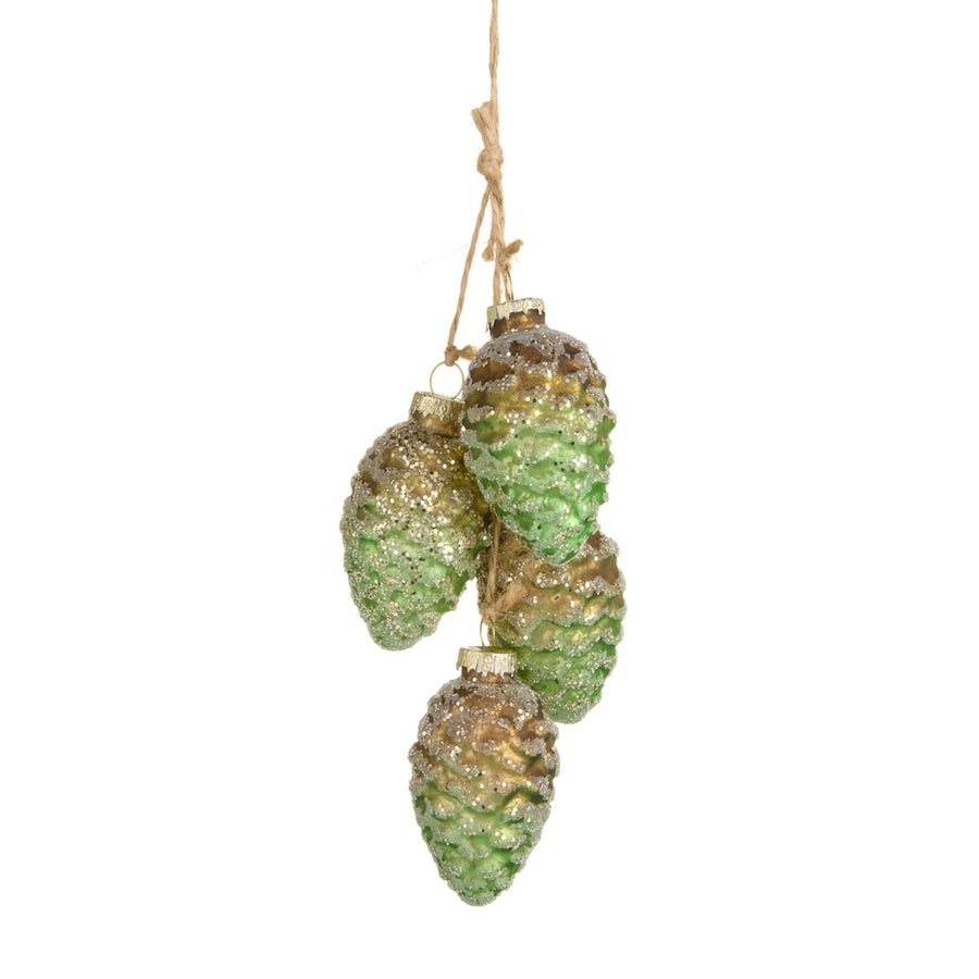 8" Pinecone Cluster Ornament