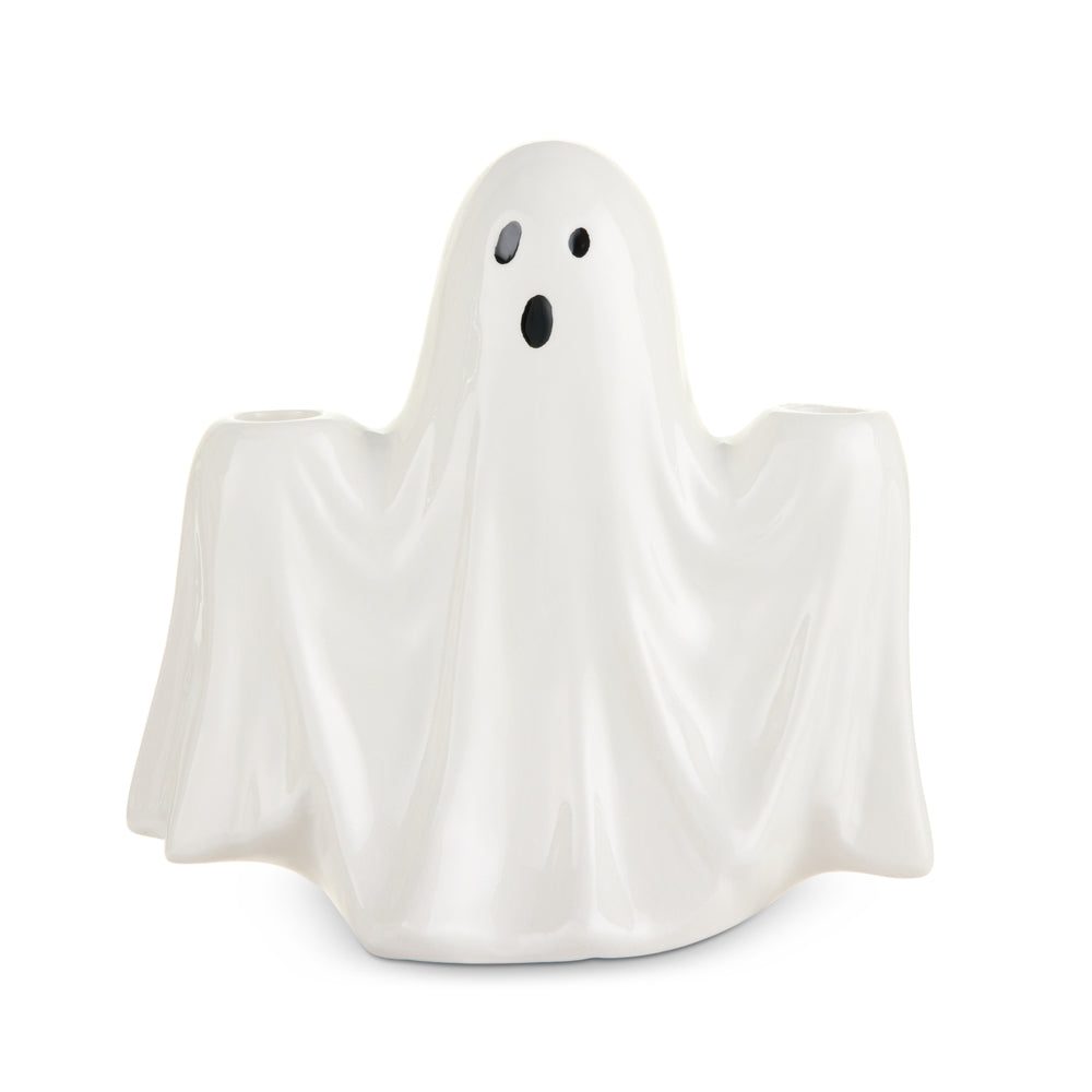 8" Ghost Candle Holder