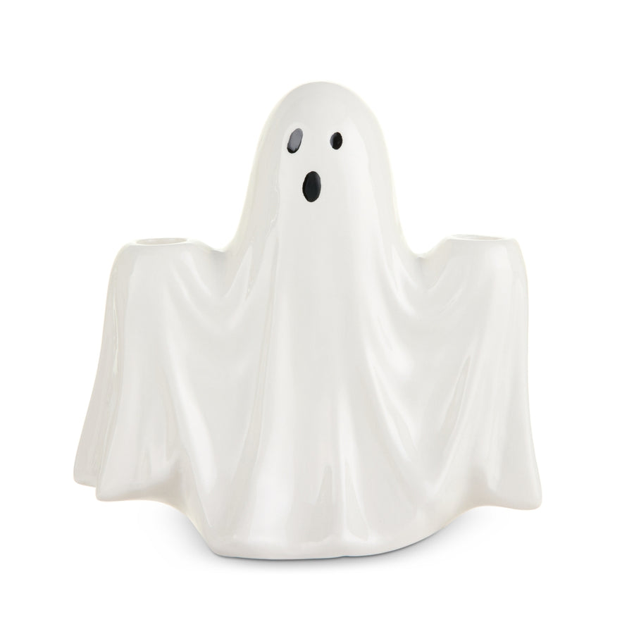 8" Ghost Candle Holder