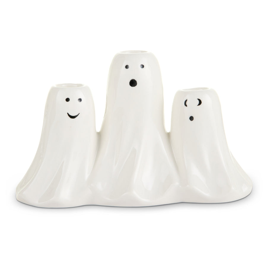 8" Trio Ghost Candle Holder