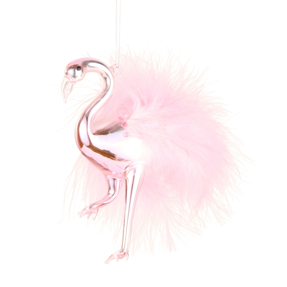 6" Pink Flamingo Ornament