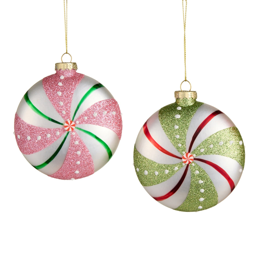 4" Peppermint Ornaments
