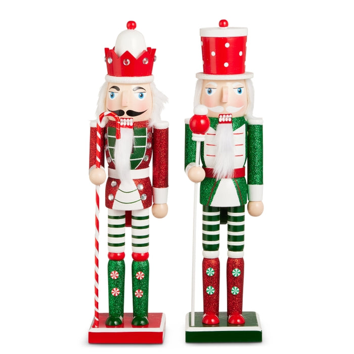 15" Red and Green Nutcracker