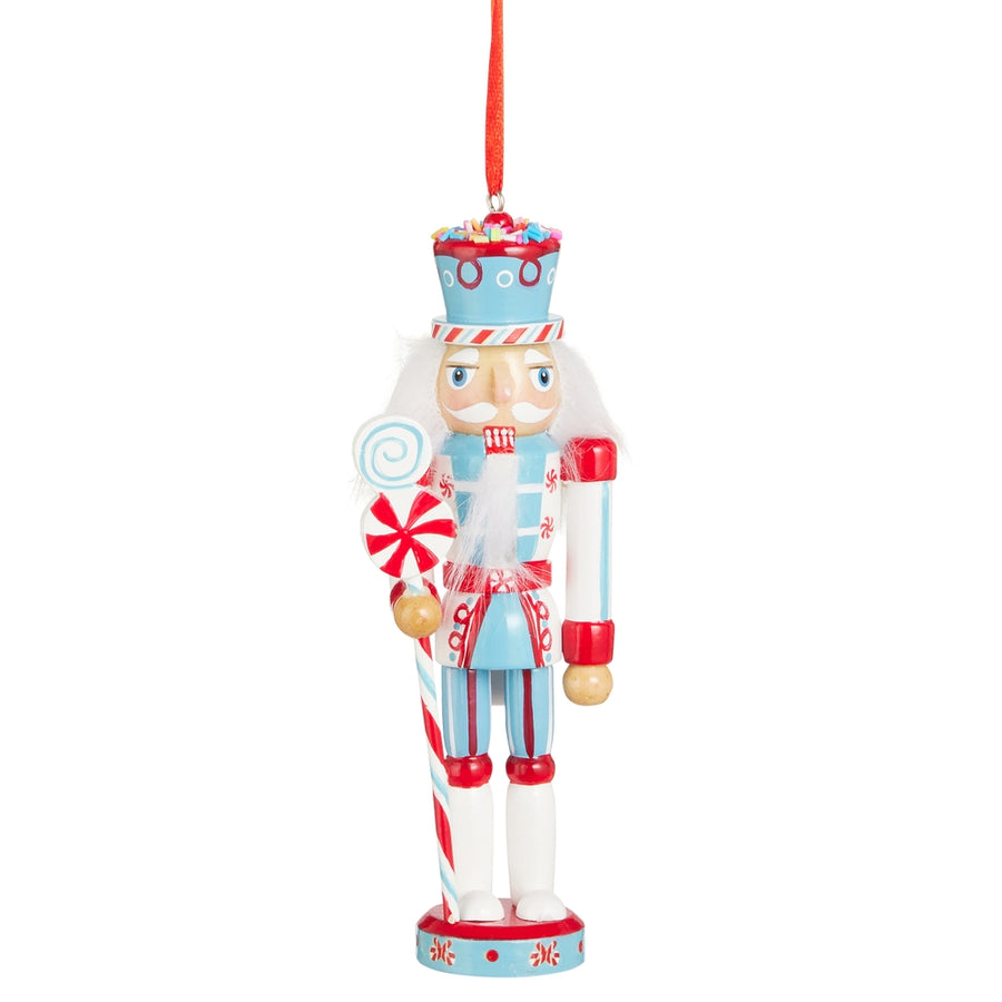 6" Peppermint Nutcracker Ornament