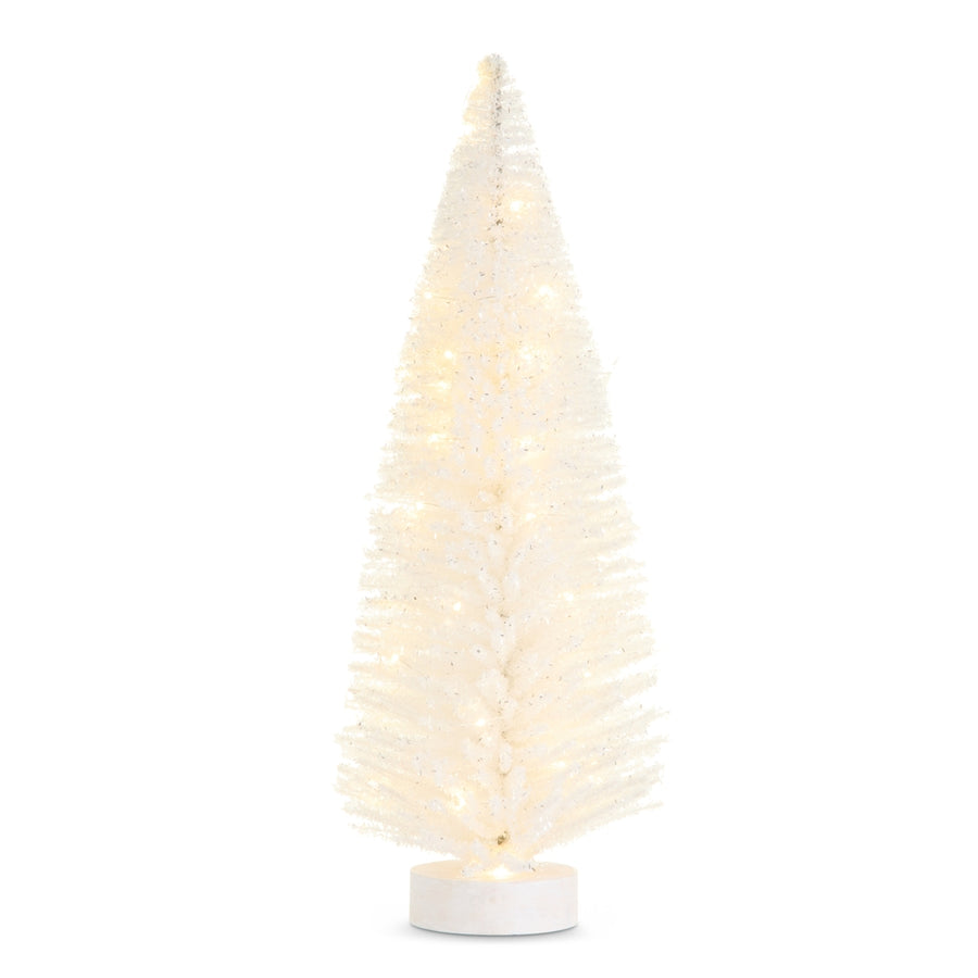 25.5" Snowy Iced Sisal Tree