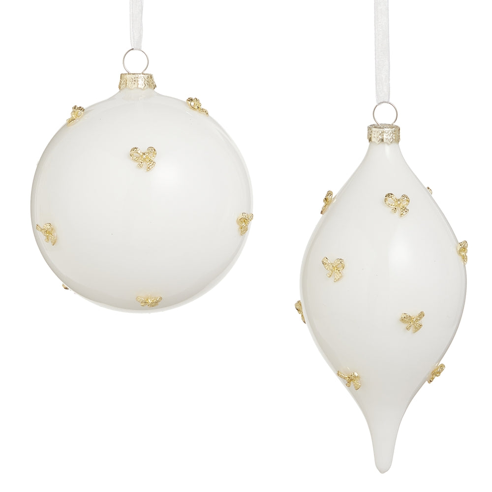 6" Bow Embellished Ornament