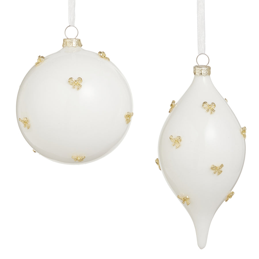 6" Bow Embellished Ornament