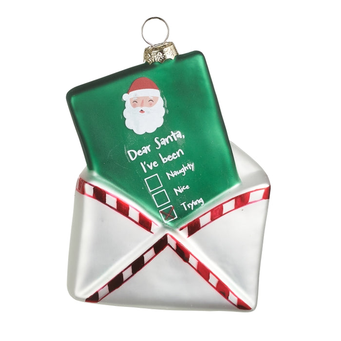 4" Dear Santa Letter Ornament