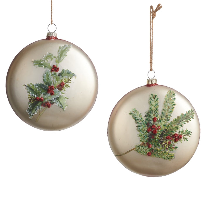 4.75" Holiday Evergreen Ornament