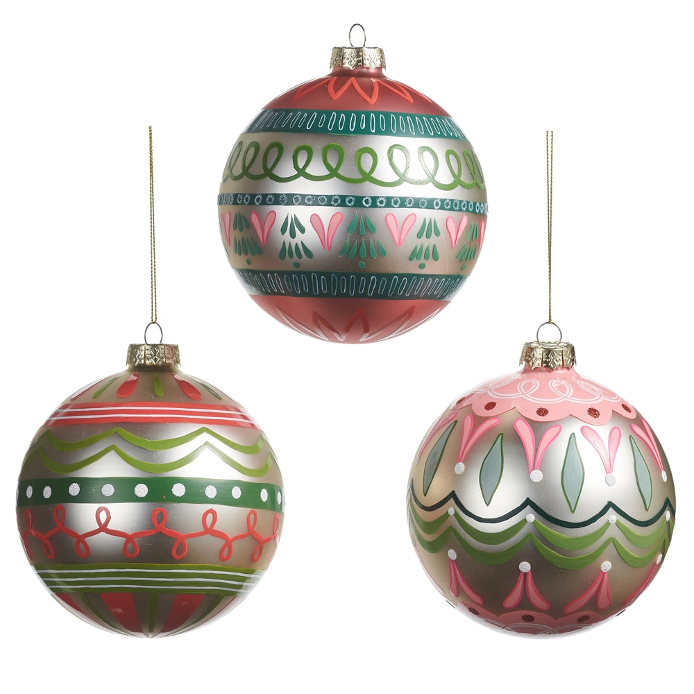 5" Bauble Bliss Ball Ornament