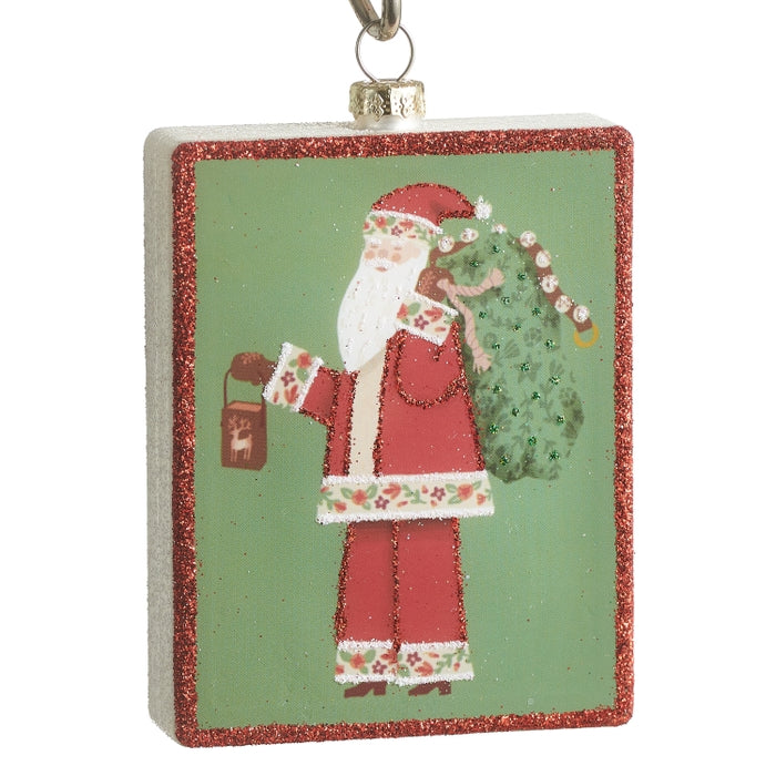 4.25" Vintage Craft Rectangle Ornament