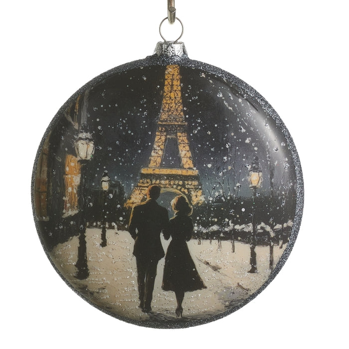 4.75" Winter Magic Disc Ornament