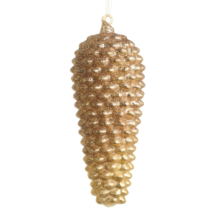 9.5" Gold Pinecone Ornament