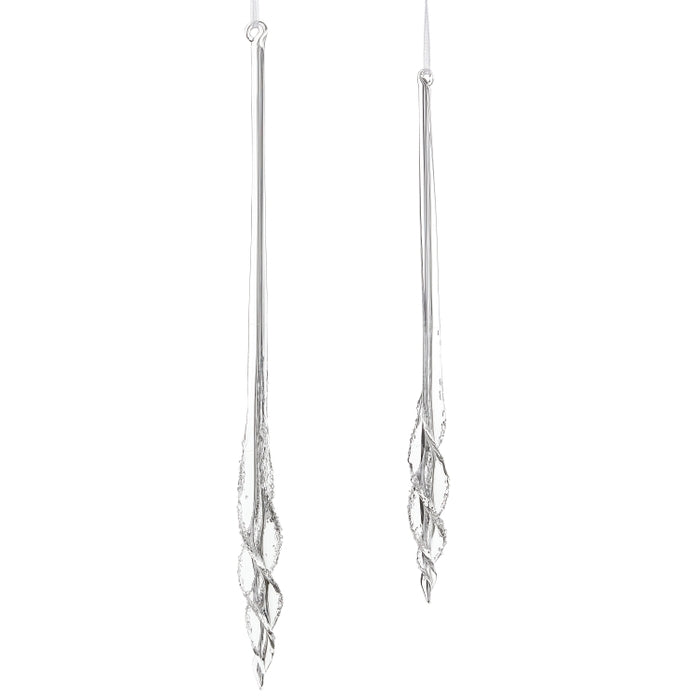 15" Spiral Icicle Ornaments