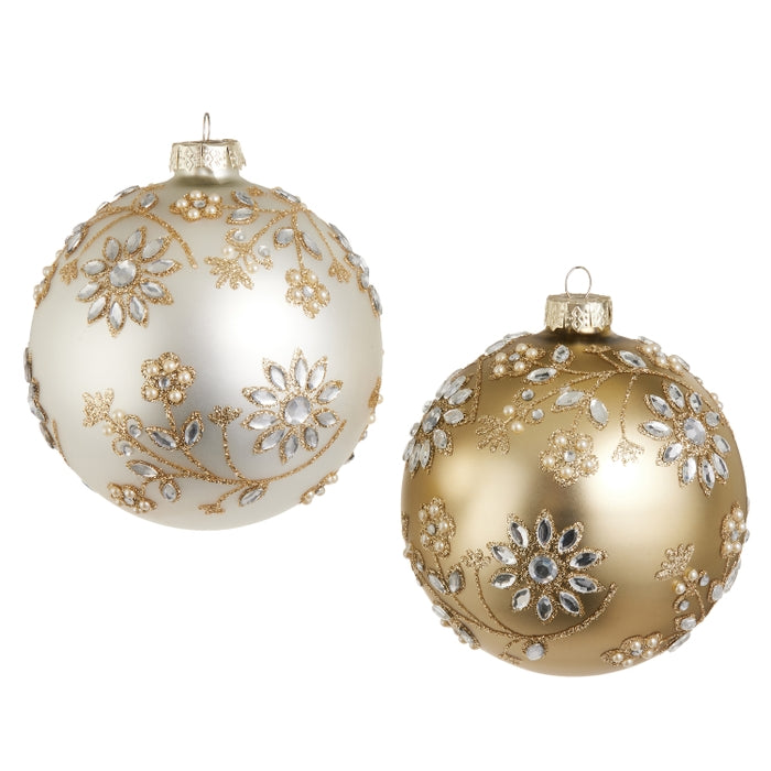 5" Jewel Ball Ornament