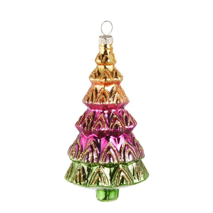 5" Multicolor Tree Ornament