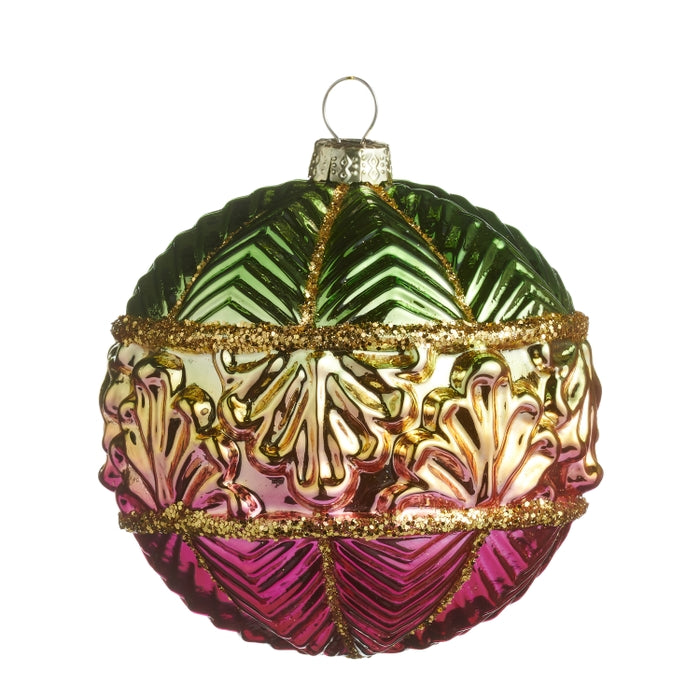 4" Multicolor Ball Ornament