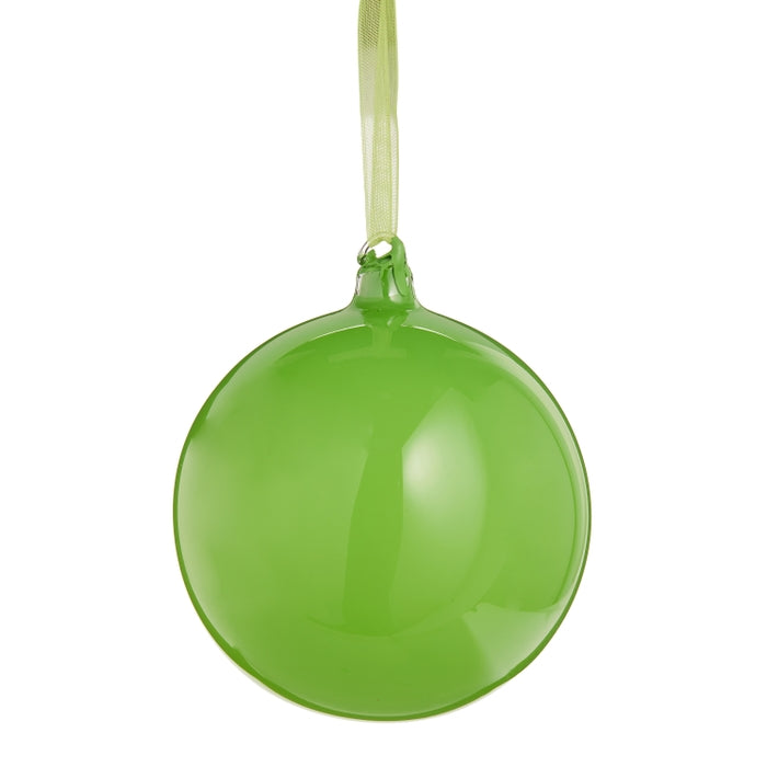 4" Green Ball Ornament