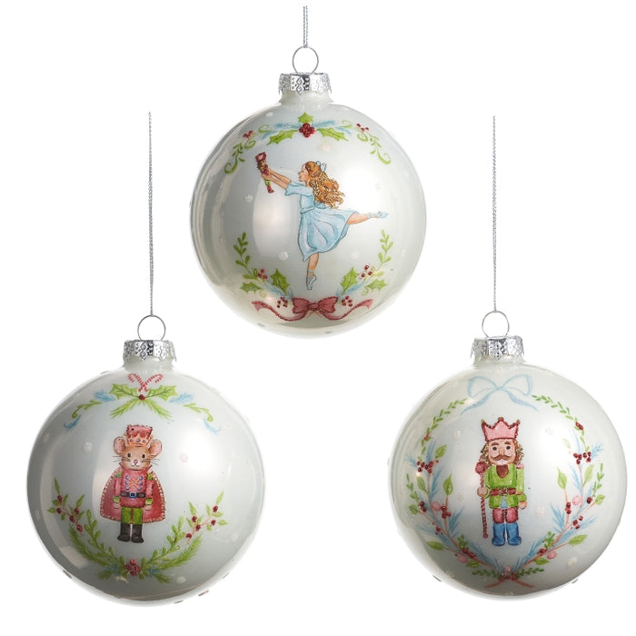4" Nutcracker Suite Ball Ornament