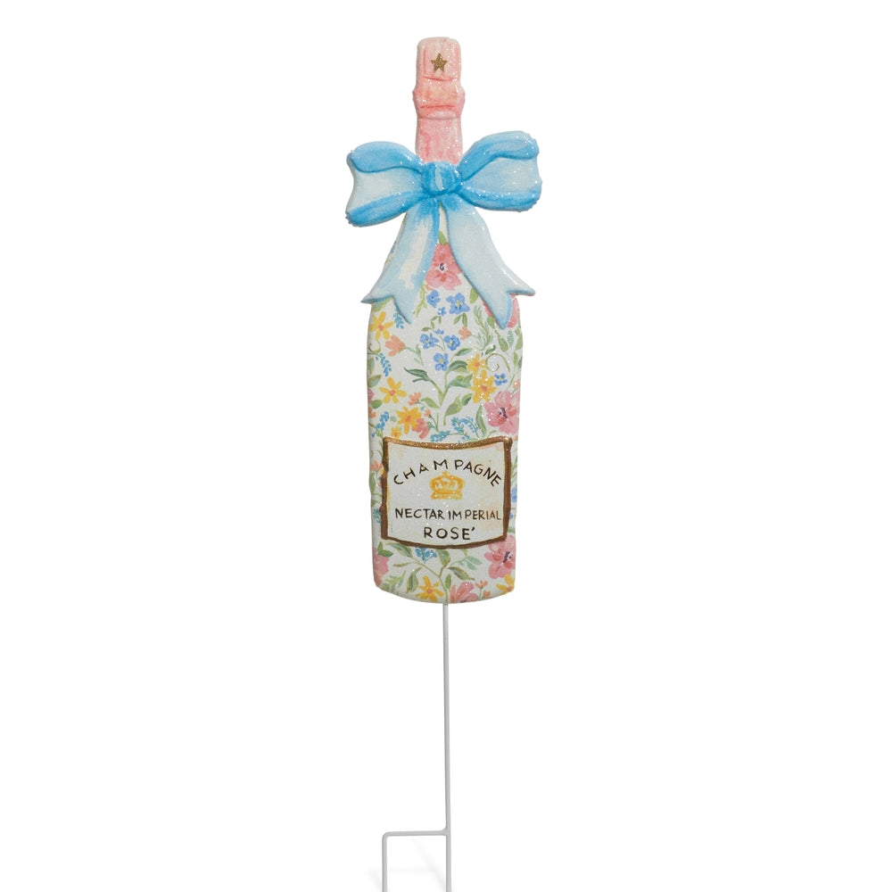 31" Champagne Fleur Garden Stake