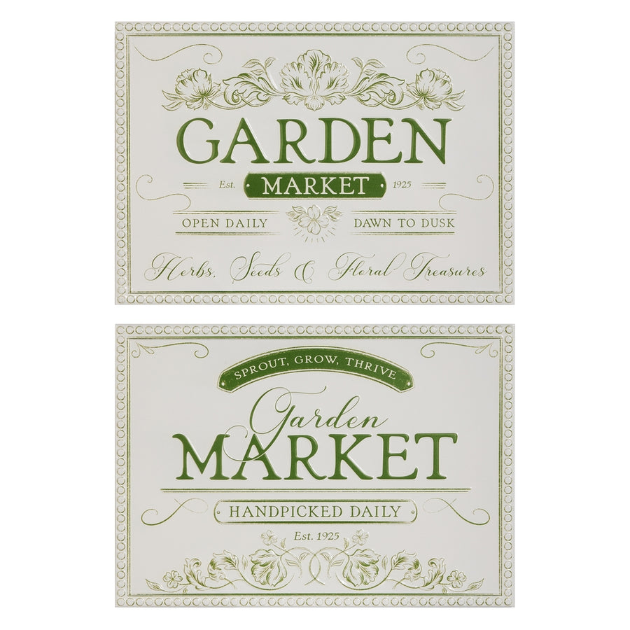 22" Garden Market Sign