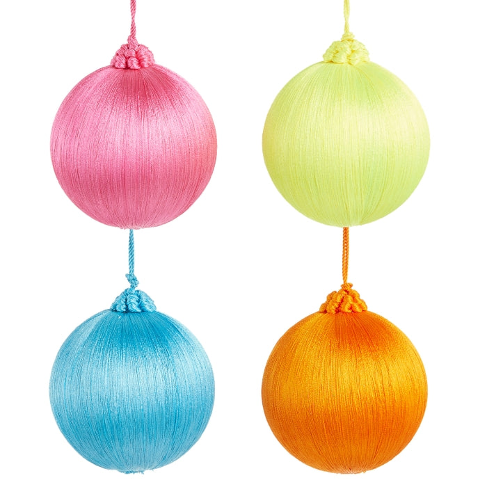 3.5" Bright Yarn Ball Ornament