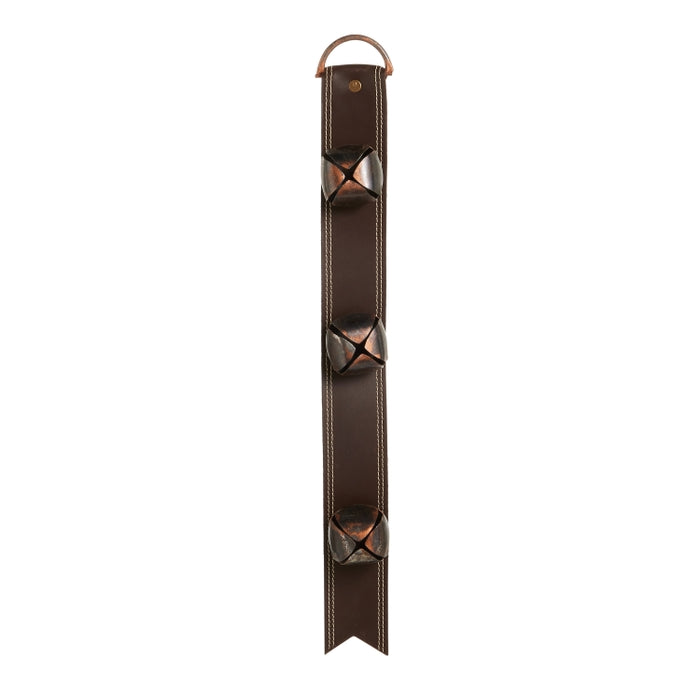 24" Brown Sleigh Bell Strap