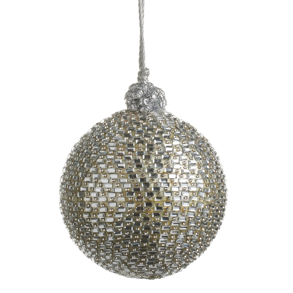 3.5" Jeweled Ball Ornament