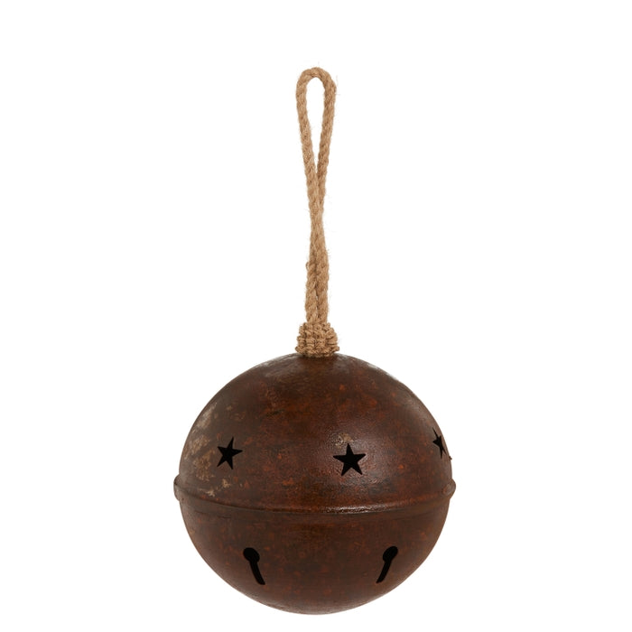 7" Rustic Jingle Bell Ornament