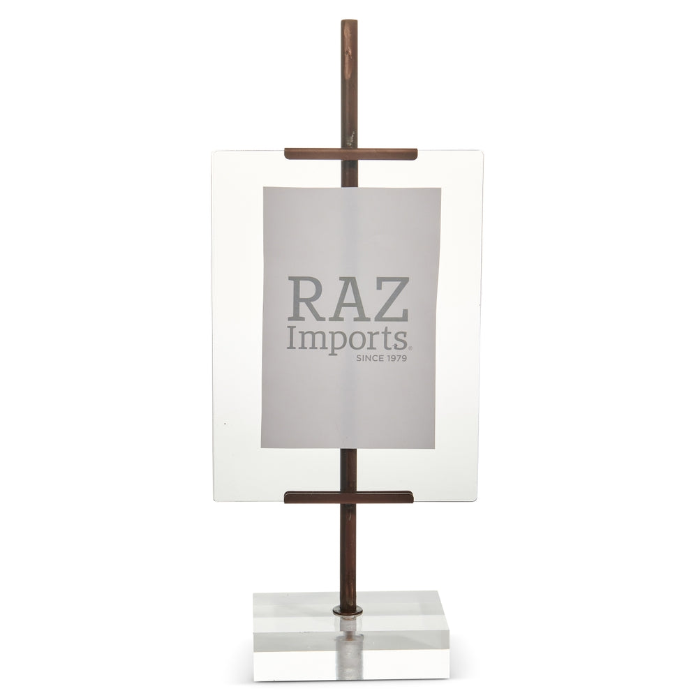 15" Bronze Mini Picture Easel