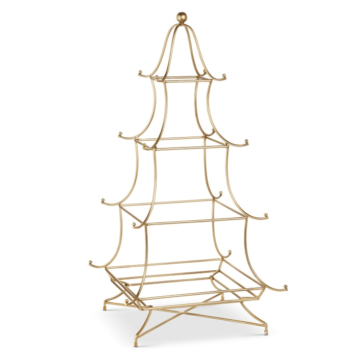 34" Pagoda Metal Frame