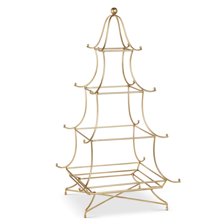 34" Pagoda Metal Frame