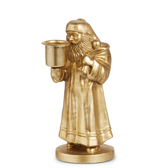 6" Vintage Santa Candle Holder