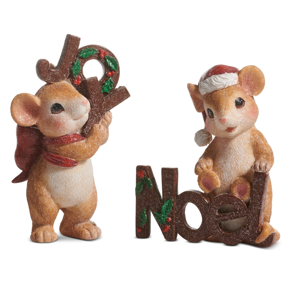 4.5" Chocolate Cheer Mouse