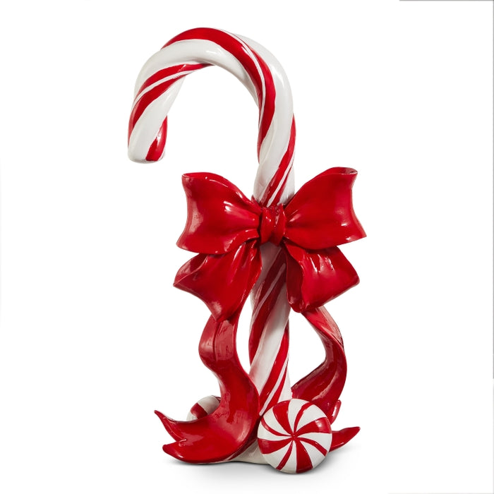 14" Red and White Candy Cane